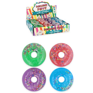 Putty Donuts v barevn&eacute;m displeji - Mix barev (24 kusů)