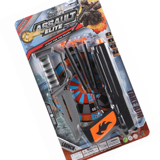 ASSAULT ELITE - Pistole s Př&iacute;savn&yacute;mi &Scaron;ipkami a Nožem (6 ks)