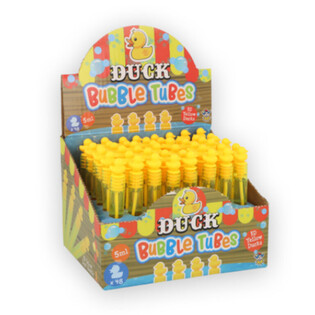 Bublifuk Tyčinky Kačenky - 5ml - v Displayi (48 ks)