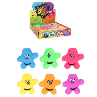 SQUEEZY SPLAT MAN - MIX BAREV - V DISPLEJI (24 ks)