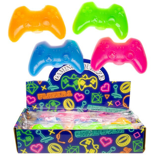 Mačkac&iacute; Gamepad Squeeze - Mix Neonov&yacute;ch Barev - v Displayi (12 ks)