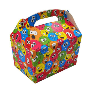MENUBOX MODEL: SMILEY - Rozměry 18.5x12x19 CM - FOODBOX - KIDSBOX (24 ks)