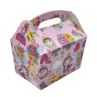 MENUBOX MODEL: PRINCEZNA - Rozměry 18.5x12x19 CM - FOODBOX - KIDSBOX (24 ks)