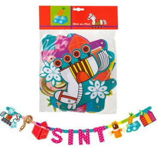 Girlanda Sinterklaas a Piet - D&eacute;lka 1,5 m (12 ks)