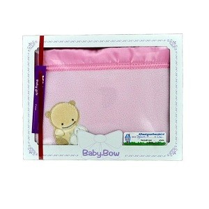 FLEECOV&Aacute; DEKA BABY BOW - RŮŽOV&Aacute;