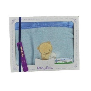 Dětsk&aacute; Fleecov&aacute; Deka Baby Bow - Modr&aacute;