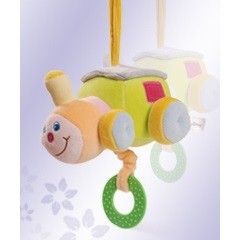 Baby Bow Ply&scaron;ov&aacute; Hrac&iacute; Skř&iacute;ňka Vl&aacute;ček