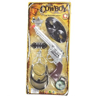 Kovbojsk&yacute; set na kartě - Model 7 (6 ks)