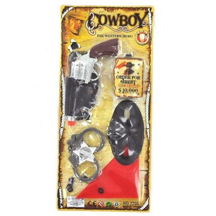Kovbojsk&yacute; set na kartě - Model 6 (3 ks)