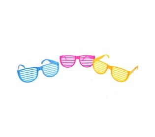 Dětsk&eacute; Mř&iacute;žkovan&eacute; Br&yacute;le Shutter Shades (24 ks)