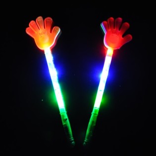 Sv&iacute;t&iacute;c&iacute; LED Tyč s Tleskaj&iacute;c&iacute; Rukou (12 ks)